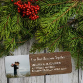 Create your own first Christmas Together photo ラベル
