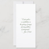 Create Your Own Fluffy Kitten Vine Bookmark Card (裏面)