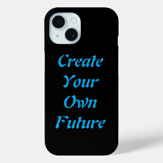 "Create Your Own Future - iPhone Case" Case-Mate iPhoneケース (裏面)