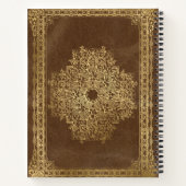 Create Your Own Gilded Camel Brown Notebook ノートブック (裏面)