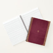 Create Your Own Gilded Fuschia Notebook ノートブック (内部)