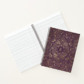 Create Your Own Gilded Plum Purple Notebook ノートブック (内部)