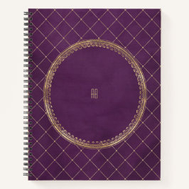 Create Your Own Gilded Purple Notebook ノートブック