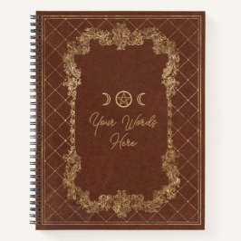 Create Your Own Golden Burnished Orange ノートブック