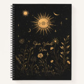 Create Your Own Golden Celestial Solar Garden ノートブック (正面)