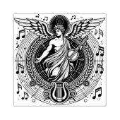Create Your Own Greek God Apollo Music ラバースタンプ (インプリント)