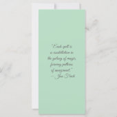 Create Your Own Happy Daisy Elephant Bookmark Card (裏面)