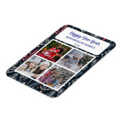 Create your own Happy New Year photo collage マグネット (左側)