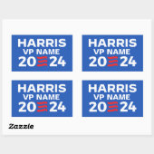 Create Your Own Harrisチケット2024 長方形シール (シート)