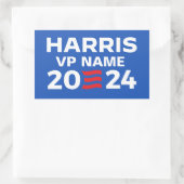 Create Your Own Harrisチケット2024 長方形シール (バッグ)