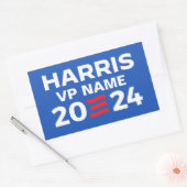 Create Your Own Harrisチケット2024 長方形シール (封筒)