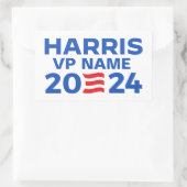 Create Your Own Harrisチケット2024 長方形シール (バッグ)