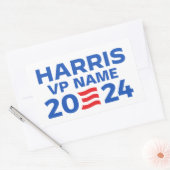 Create Your Own Harrisチケット2024 長方形シール (封筒)