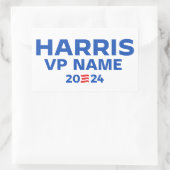 Create Your Own Harris / VPチケット2024 長方形シール (バッグ)