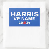 Create Your Own Harris / VPチケット2024 長方形シール (バッグ)