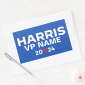 Create Your Own Harris / VPチケット2024 長方形シール (封筒)