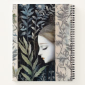 Create Your Own Hedge Witch Floral Botanical ノートブック (裏面)