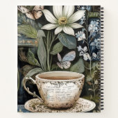 Create Your Own Herbal Tea Floral Botanical ノートブック (裏面)