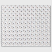 Create Your Own Hygge Fairy & Snowflakes ラッピングペーパー (フラット)