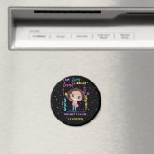 Create Your Own I AM - Girl 前向き Configtions マグネット (インサイチュ (食洗機))