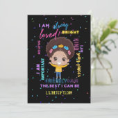 Create Your Own I AM - Girl 前向き Configtions 招待状 (スタンド正面)