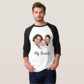 Create Your Own I love My family Valentine's Day Tシャツ (正面フル)