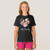 Create Your Own I love My family Valentine's Day Tシャツ (正面フル)