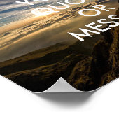 Create Your Own Inspirational Quote  Poster ポスター (角)