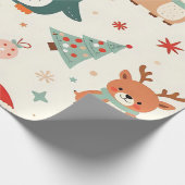 Create Your Own Kawaii Friends Winter Animals ラッピングペーパー (角)