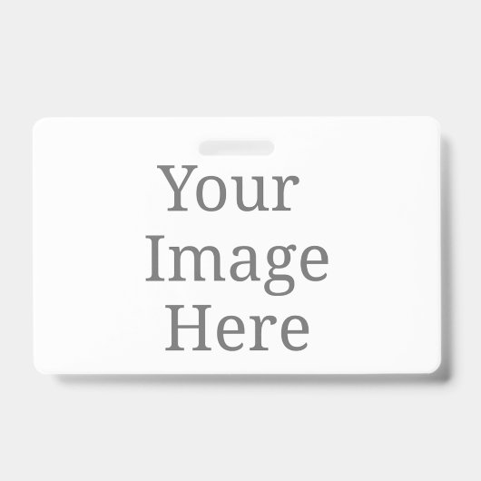 create your own landscape pvc plastic badge バッジ (正面)