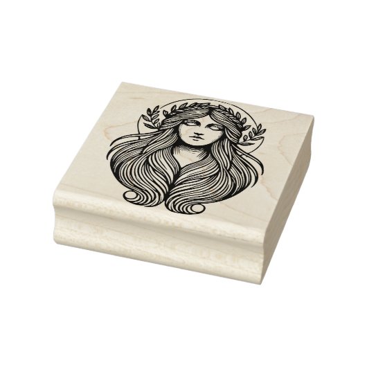 Create Your Own Laureled Goddess Bust ラバースタンプ (スタンプ)