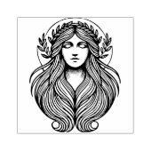 Create Your Own Laureled Goddess Bust ラバースタンプ (インプリント)