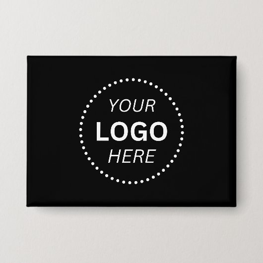 Create Your Own Logo Design Rectangle 3.5" x 2.5 缶バッジ (正面)