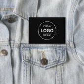 Create Your Own Logo Design Rectangle 3.5" x 2.5 缶バッジ (インサイチュ)