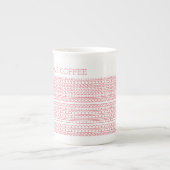 Create Your Own Long Hidden Message 148PW Novelty ボーンチャイナマグカップ (正面)