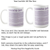 Create Your Own Long Hidden Message & Name 151PW コーヒーマグカップ