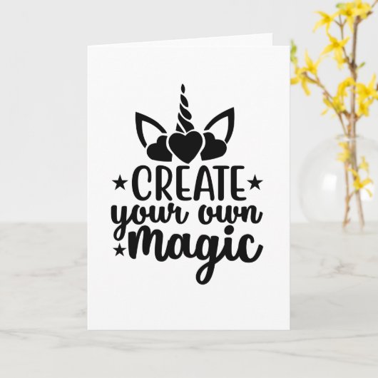 Create your own magic カード (黄色い花)