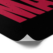 Create Your Own Magic – Motivational Typography ポスター (角)