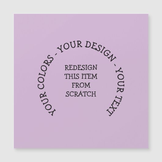 Create Your Own Magnetic Card (正面)