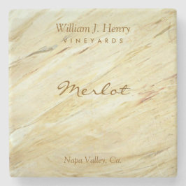 Create Your Own Marble Stone Wine Coasters ストーンコースター