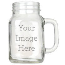 Create Your Own Mason Jar, with Handle (20 oz) メイソンジャー