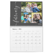 Create Your Own Minimal 3 Photos Collage Script カレンダー (2月 2026)