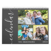 Create Your Own Minimal 3 Photos Collage Script カレンダー (カバー)