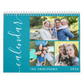 Create Your Own Minimal 3 Photos Collage Script カレンダー (カバー)