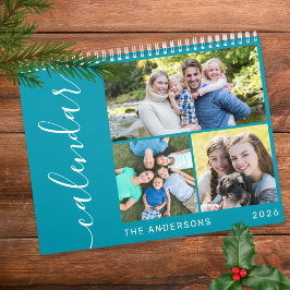 Create Your Own Minimal 3 Photos Collage Script カレンダー