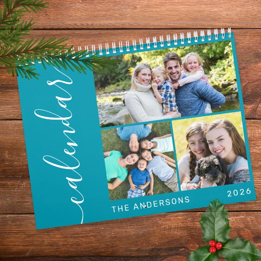 Create Your Own Minimal 3 Photos Collage Script カレンダー