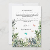 Create Your Own minimalist サンキューカード (裏面)