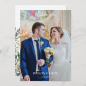 Create Your Own minimalist サンキューカード (正面/裏面)