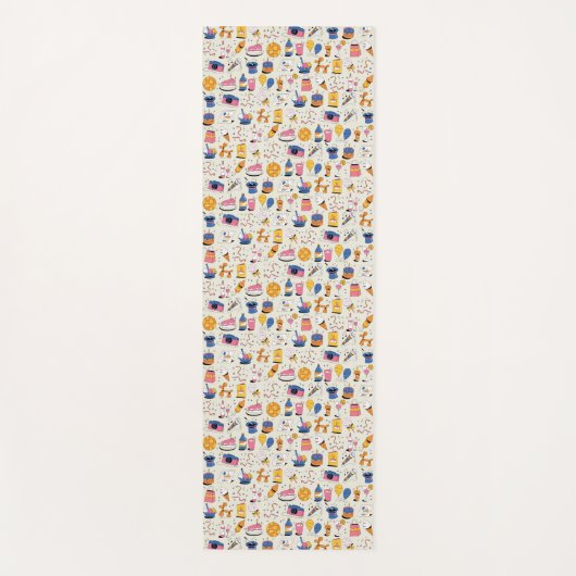 Create Your Own Minimalist Simple Modern ヨガマット (正面)