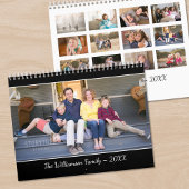 Create Your Own Modern Black Cover Photo カレンダー